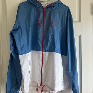 Columbia Blue and White Women's Jacket